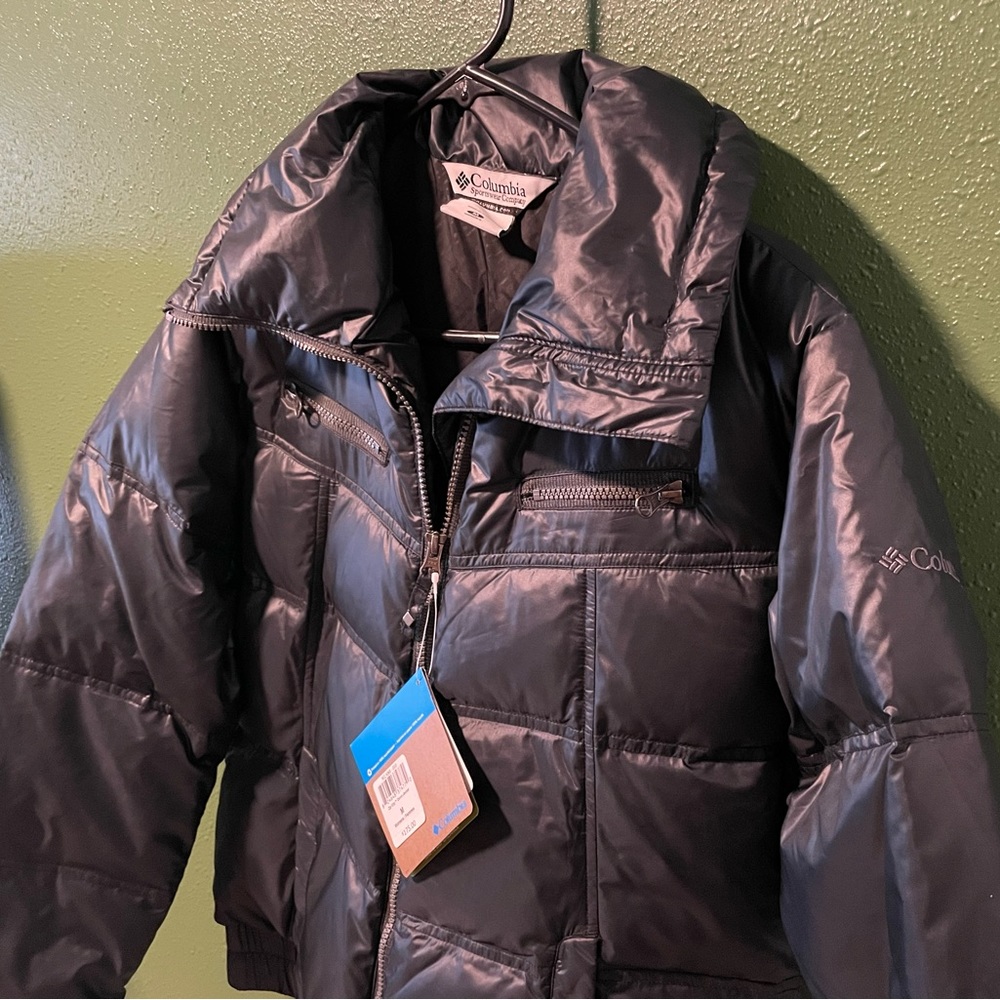 Columbia Black Puffer Jacket NWT